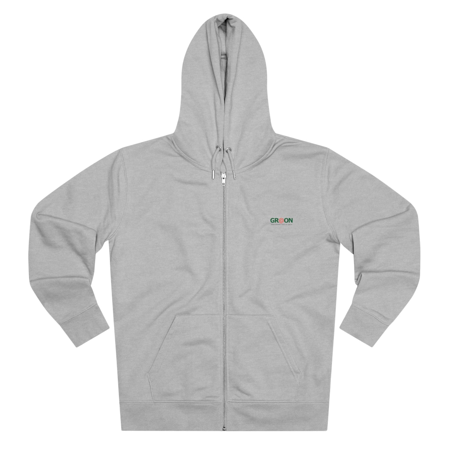 Eco-Friendly Organic - Unisex's Cultivator Zip Hoodie - Authetic Brand GR@ON