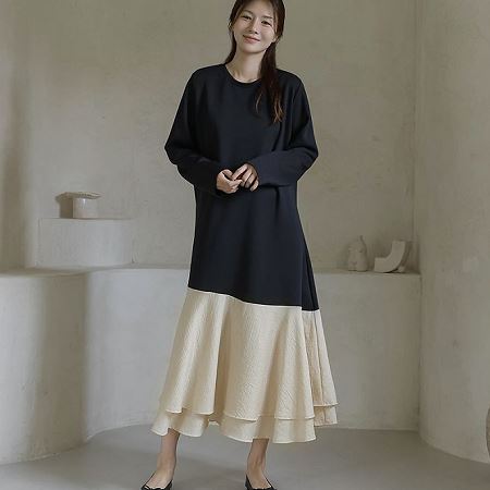 A collection of Dongdaemum Women’s Dresses, encapsulating the charm of Korean fashion.