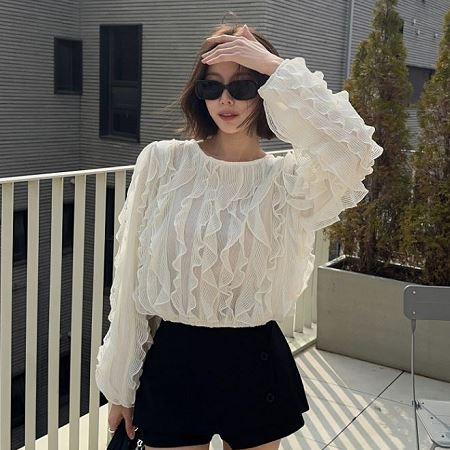 A selection of Dongdaemum Women’s Shirts & Tops, showcasing the best of Korean fashion.