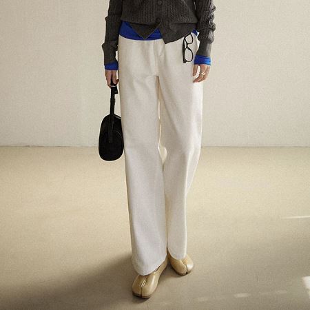 An array of Dongdaemum Women’s Pants, embodying the versatility of Korean fashion.
