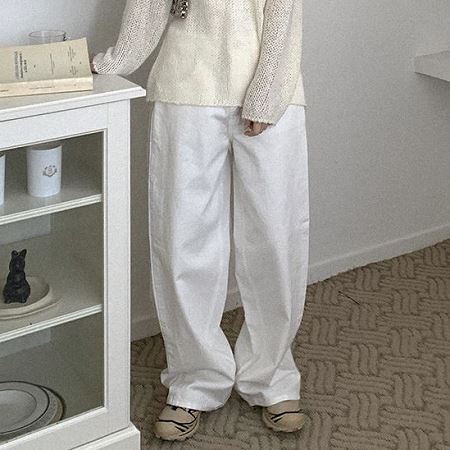 An array of Dongdaemum Women’s Pants, embodying the versatility of Korean fashion.