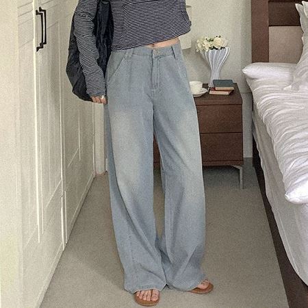 An array of Dongdaemum Women’s Pants, embodying the versatility of Korean fashion.