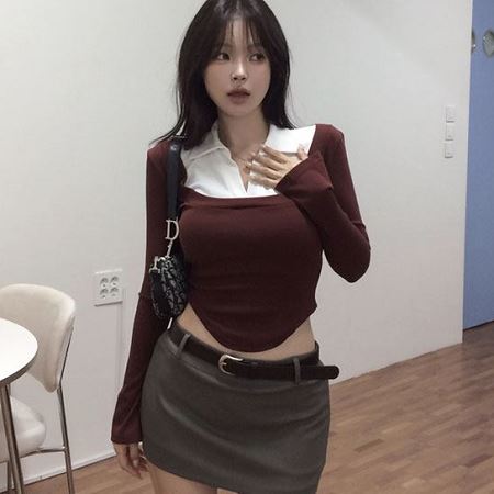 Dongdaemum Women’s Shirts, Tops & T-Shirts, a testament to the elegance and quality of wholesale Korean fashion.