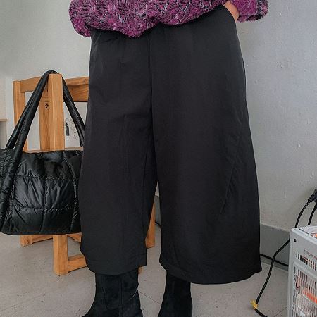 An array of Dongdaemum Women’s Pants, embodying the versatility of Korean fashion.