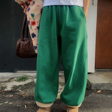 An array of Dongdaemum Women’s Pants, embodying the versatility of Korean fashion.
