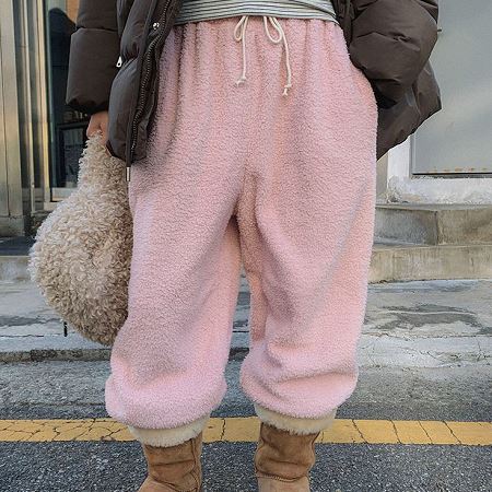 An array of Dongdaemum Women’s Pants, embodying the versatility of Korean fashion.