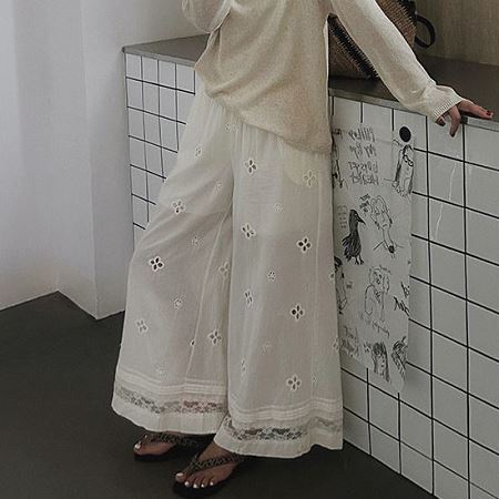 An array of Dongdaemum Women’s Pants, embodying the versatility of Korean fashion.