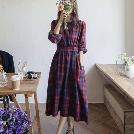 A collection of Dongdaemum Women’s Dresses, encapsulating the charm of Korean fashion.