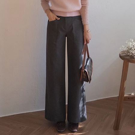 An array of Dongdaemum Women’s Pants, embodying the versatility of Korean fashion.