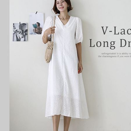 A collection of Dongdaemum Women’s Dresses, encapsulating the charm of Korean fashion.