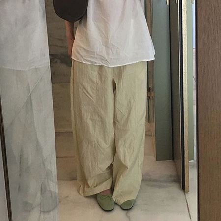 An array of Dongdaemum Women’s Pants, embodying the versatility of Korean fashion.