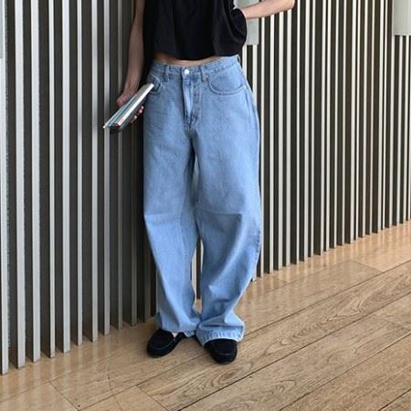 An array of Dongdaemum Women’s Pants, embodying the versatility of Korean fashion.