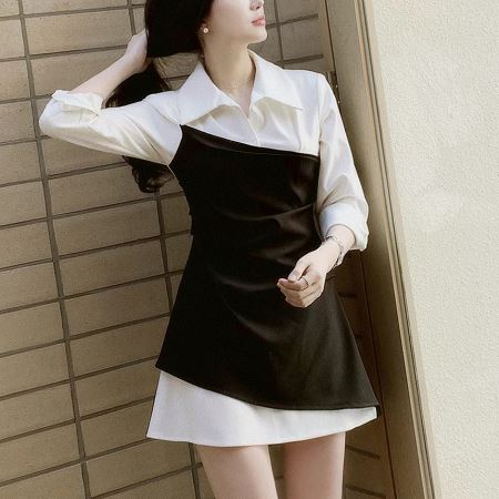 A collection of Dongdaemum Women’s Dresses, encapsulating the charm of Korean fashion.