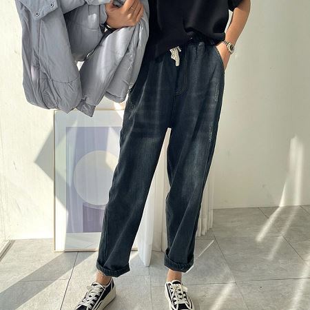 An array of Dongdaemum Women’s Pants, embodying the versatility of Korean fashion.