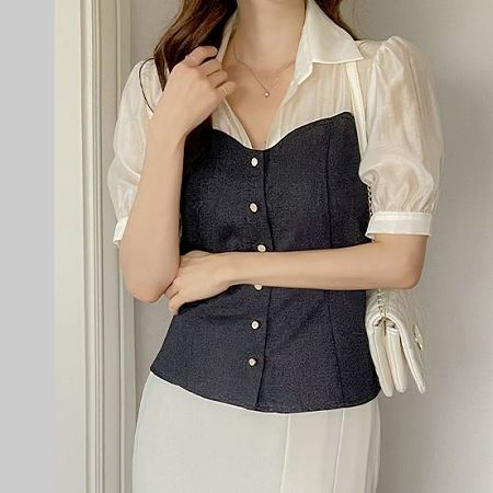 A selection of Dongdaemum Women’s Shirts & Tops, showcasing the best of Korean fashion.