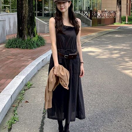 A collection of Dongdaemum Women’s Dresses, encapsulating the charm of Korean fashion.