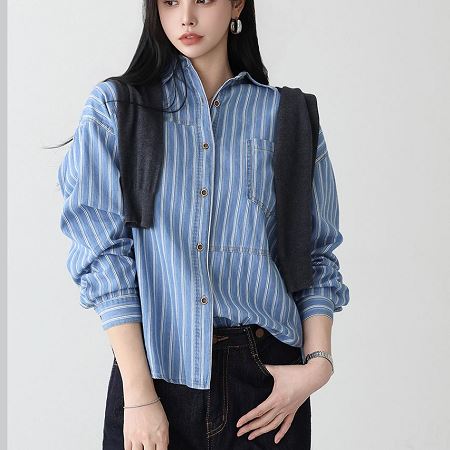 Dongdaemum Women’s Shirts, Tops & T-Shirts, a testament to the elegance and quality of wholesale Korean fashion.