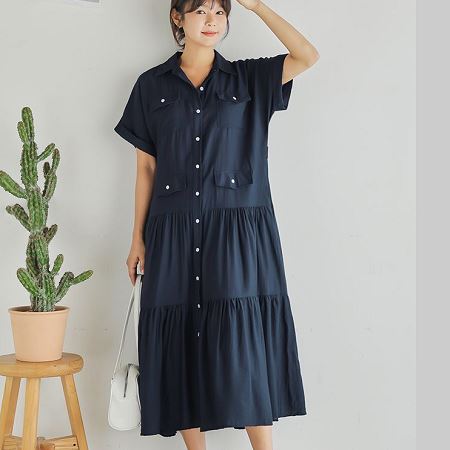 A collection of Dongdaemum Women’s Dresses, encapsulating the charm of Korean fashion.