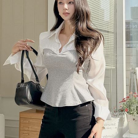 Dongdaemum Women’s Shirts, Tops & T-Shirts, a testament to the elegance and quality of wholesale Korean fashion.