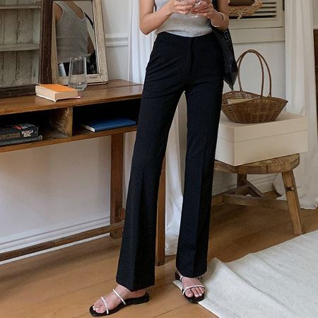 An array of Dongdaemum Women’s Pants, embodying the versatility of Korean fashion.