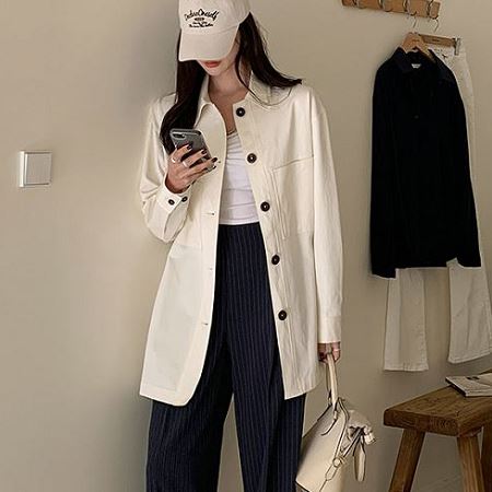 A variety of Dongdaemum Women’s Coats & Jackets, reflecting the sophistication of Korean fashion.