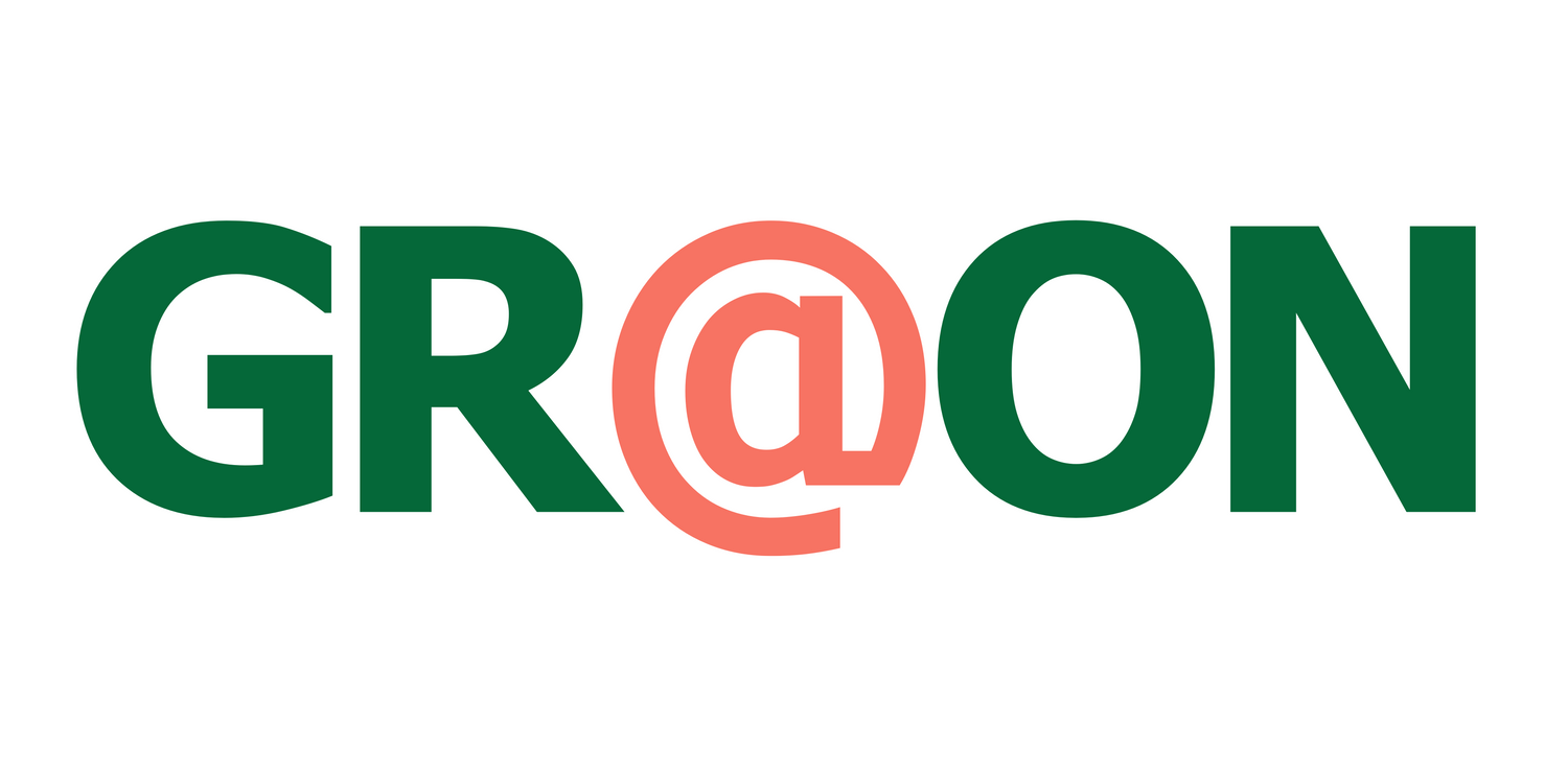GR@ON logo featuring a green leaf and the slogan "Green Onwards, Green Our Nature." This sustainable and eco-friendly brand is committed to providing consumers with high-quality products that are good for the planet and good for people.