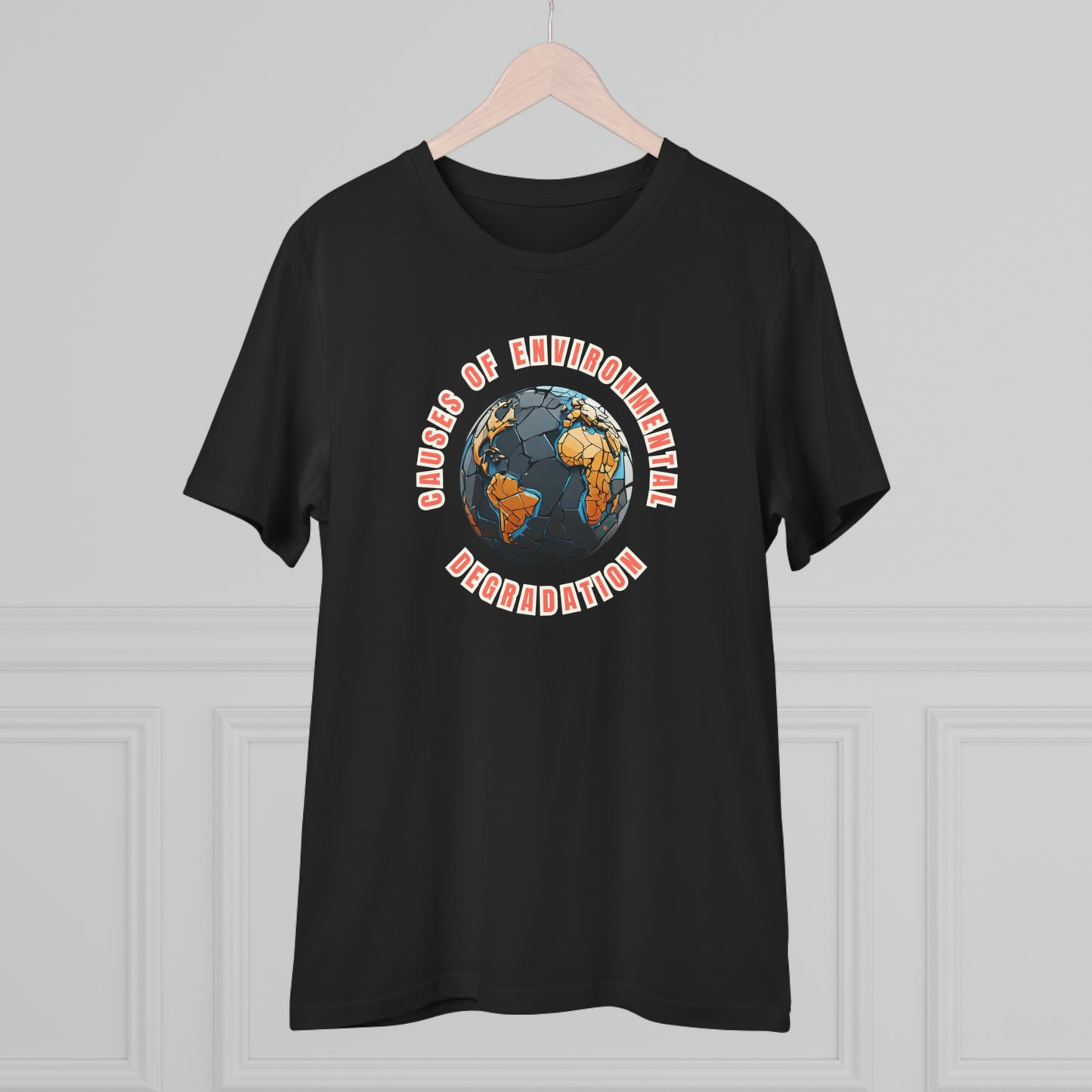 Eco-Friendly - Organic Creator T-shirt - Unisex - Causes of Environmental Degradation graphic