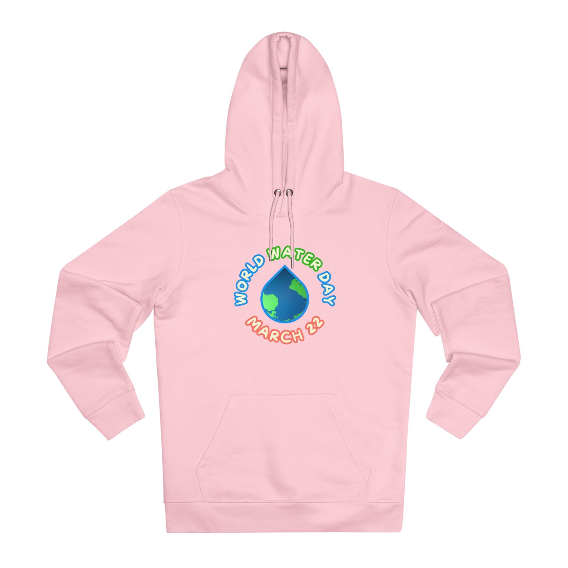 World Water Day, Model wearing a GR@ON Hoodie made from organic cotton, featuring a stylish and sustainable design. GR@ON Hoodies: Sustainable warmth, stylish comfort.