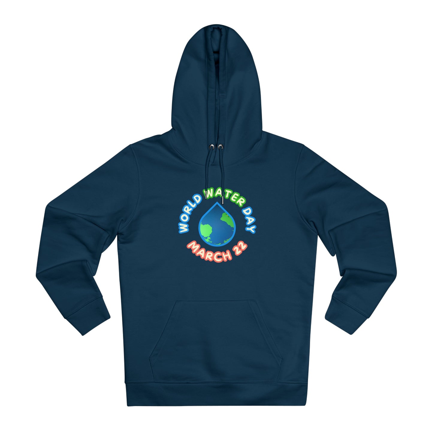 World Water Day, Model wearing a GR@ON Hoodie made from organic cotton, featuring a stylish and sustainable design. GR@ON Hoodies: Sustainable warmth, stylish comfort.