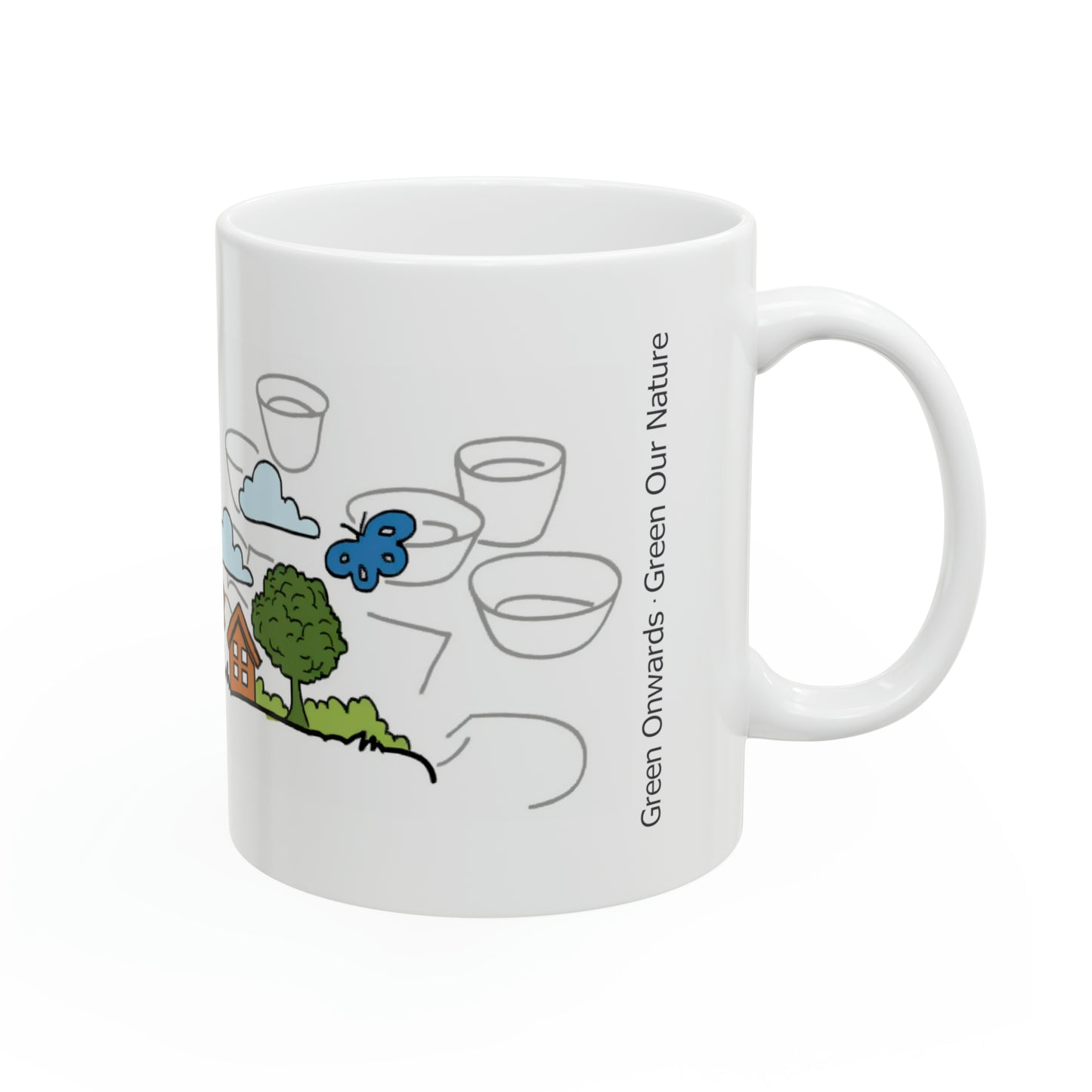 Eco-Friendly - Ceramic Mug 11oz - Living of Green