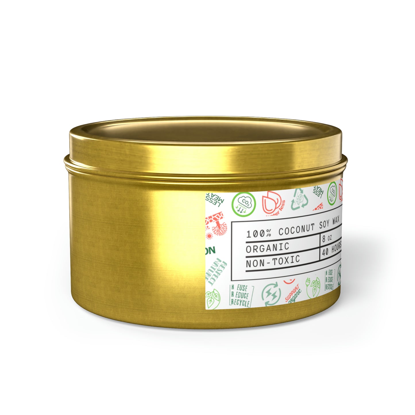 Tin Candles in 4oz and 8oz - Our Green Responsibility