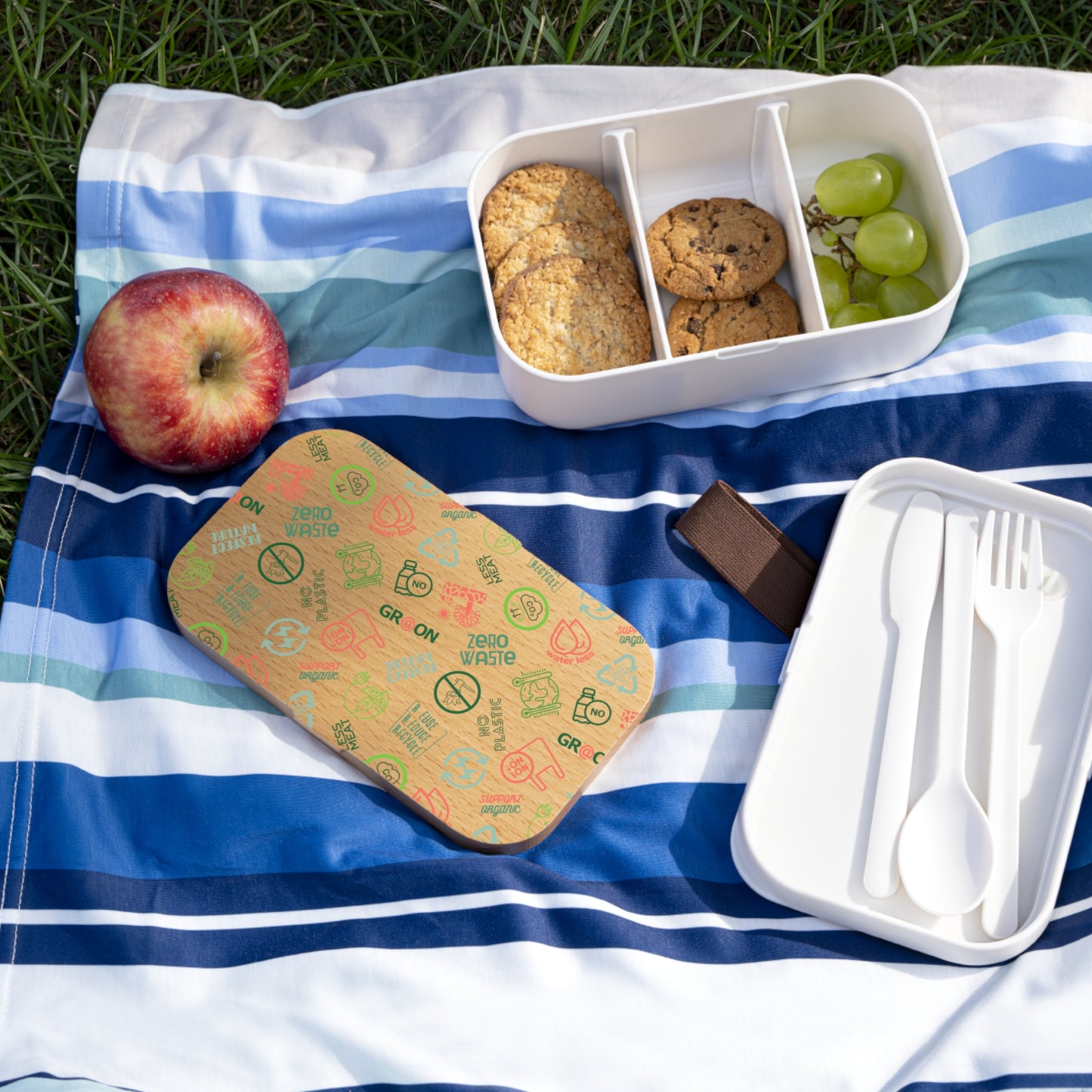 Eco-Friendly - Bento Lunch Box -  Our Green Responsibility