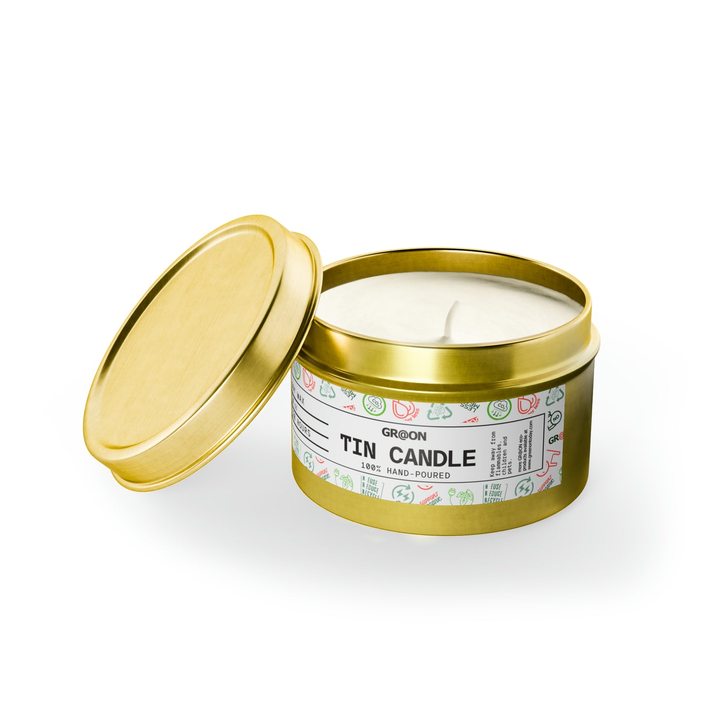 Tin Candles in 4oz and 8oz - Our Green Responsibility