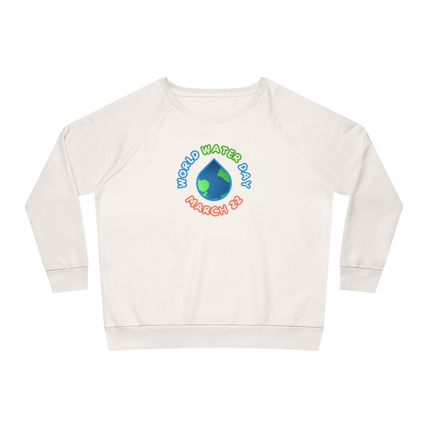 World Water Day, Model wearing a GR@ON Sweatshirt made from organic cotton, featuring a stylish and sustainable design. GR@ON Sweatshirts: Sustainable comfort, everyday style.