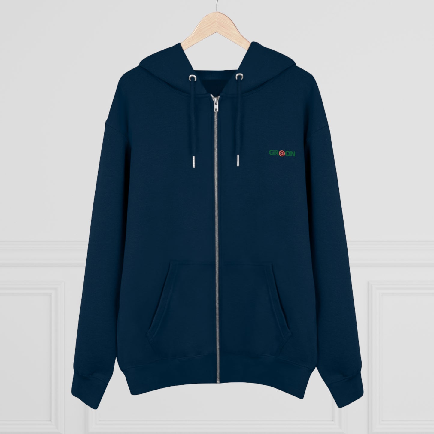 Eco-Friendly Organic - Unisex's Cultivator Zip Hoodie - Causes of Environmental Degradation graphic