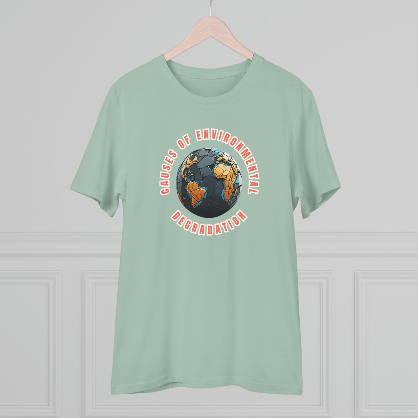 Eco-Friendly - Organic Creator T-shirt - Unisex - Causes of Environmental Degradation graphic