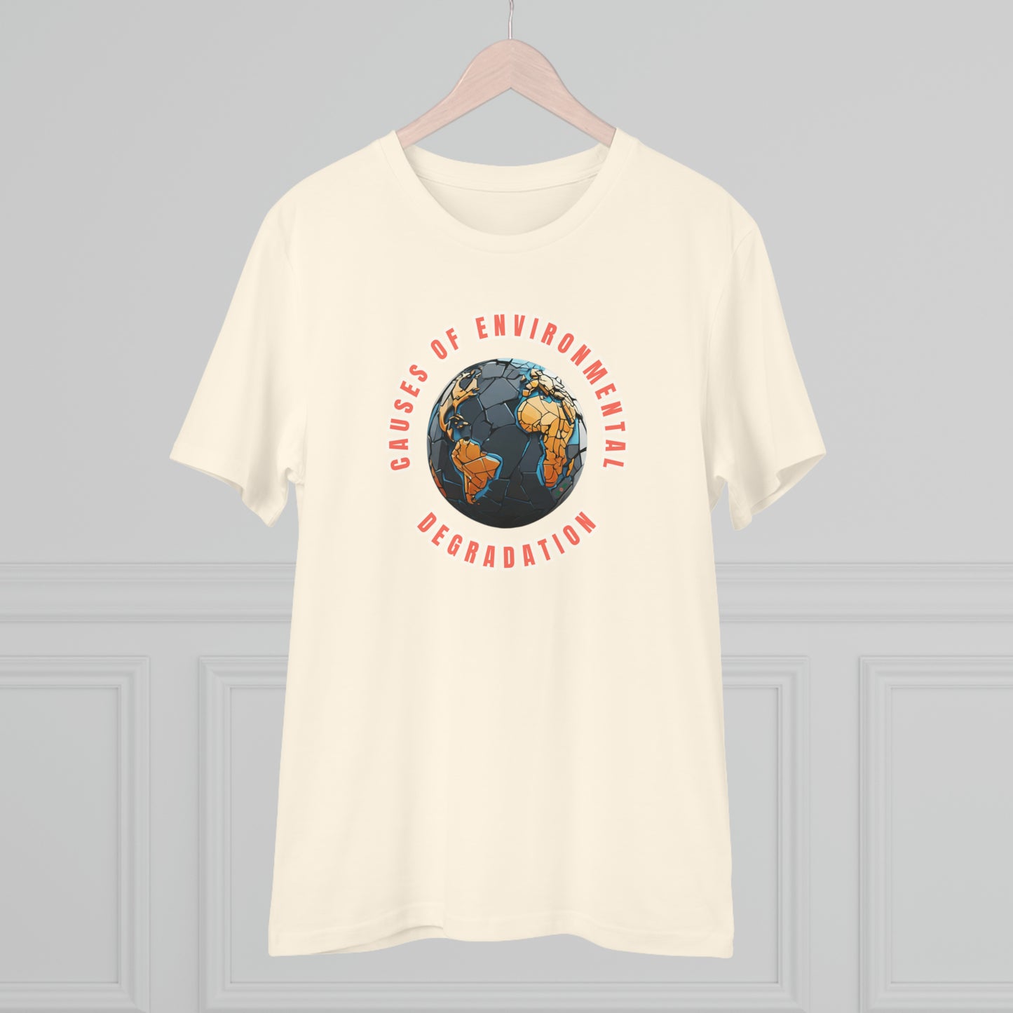 Eco-Friendly - Organic Creator T-shirt - Unisex - Causes of Environmental Degradation graphic