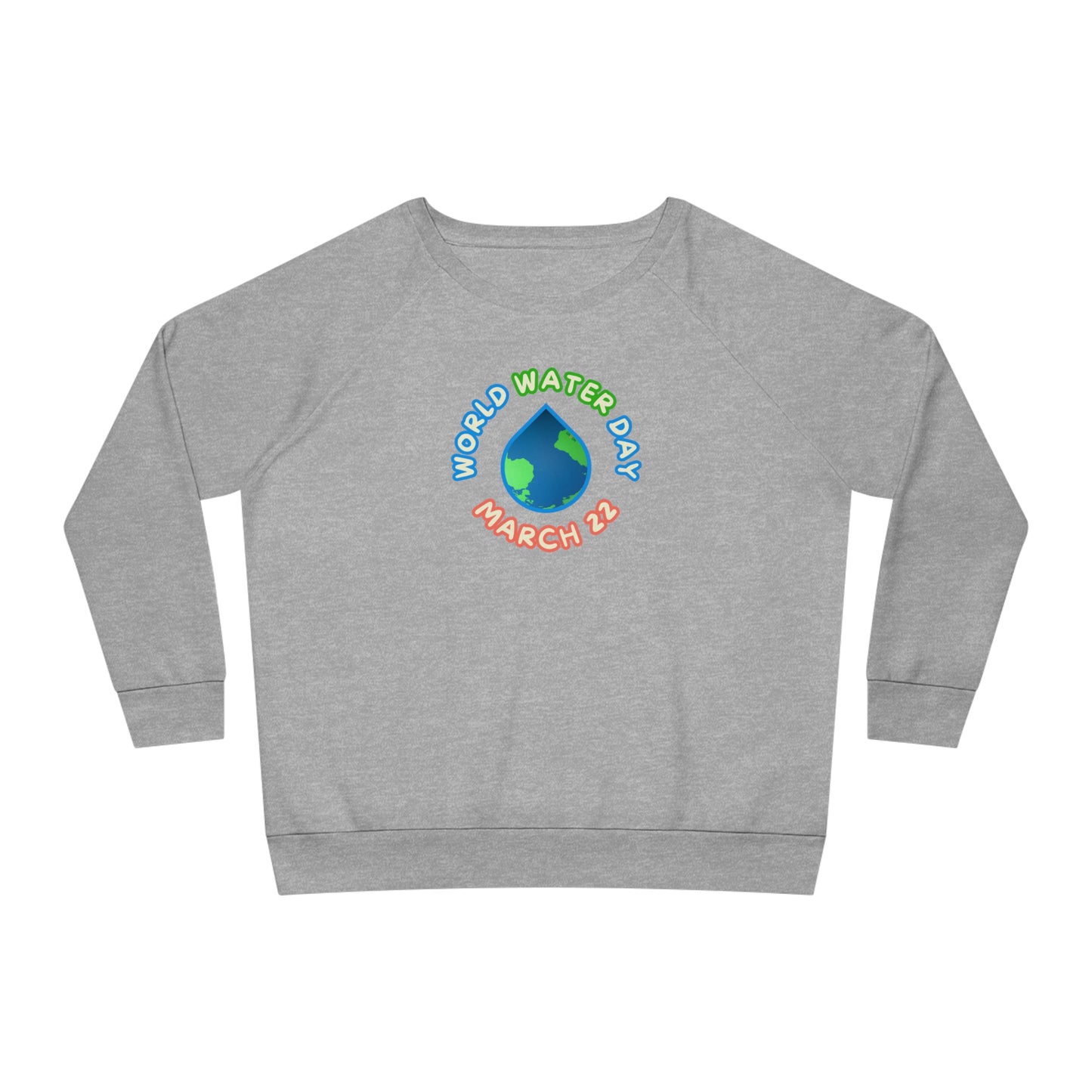 World Water Day, Model wearing a GR@ON Sweatshirt made from organic cotton, featuring a stylish and sustainable design. GR@ON Sweatshirts: Sustainable comfort, everyday style.