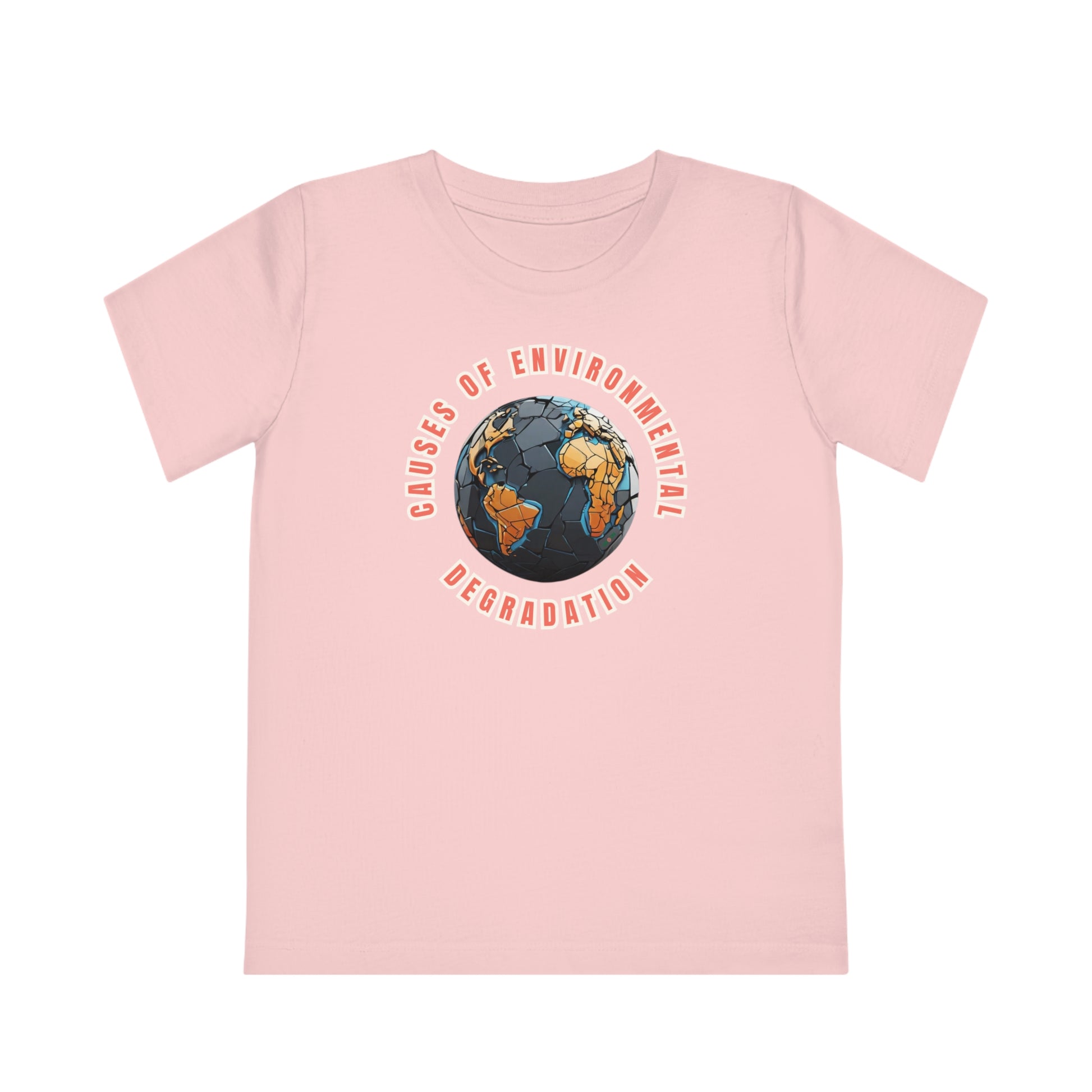 Child wearing a GR@ON Kids T-Shirt made from organic cotton, featuring a fun and colorful design. GR@ON Kids T-Shirts: Sustainable style, fun designs.