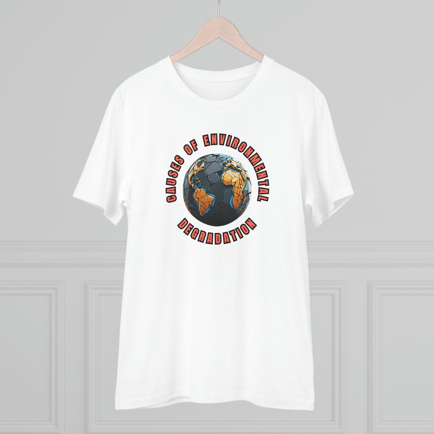 Eco-Friendly - Organic Creator T-shirt - Unisex - Causes of Environmental Degradation graphic