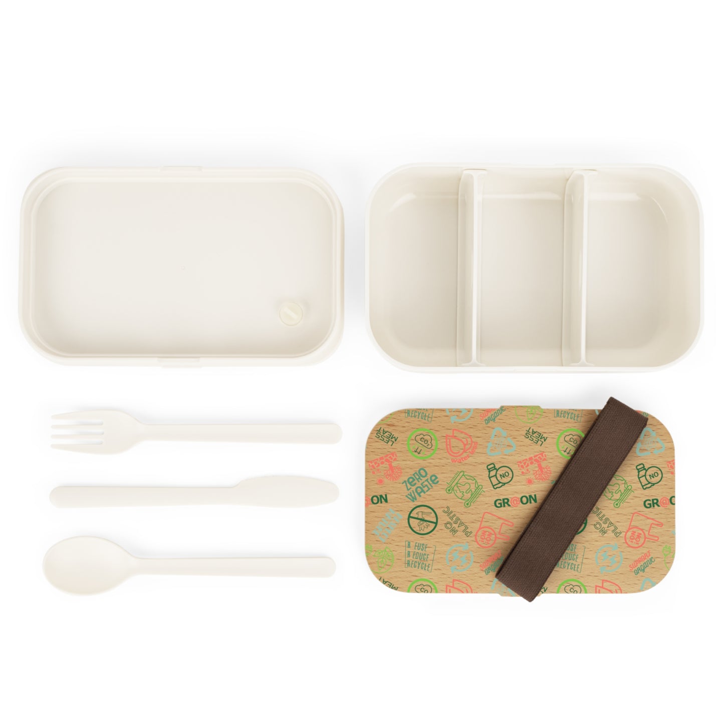 Eco-Friendly - Bento Lunch Box -  Our Green Responsibility
