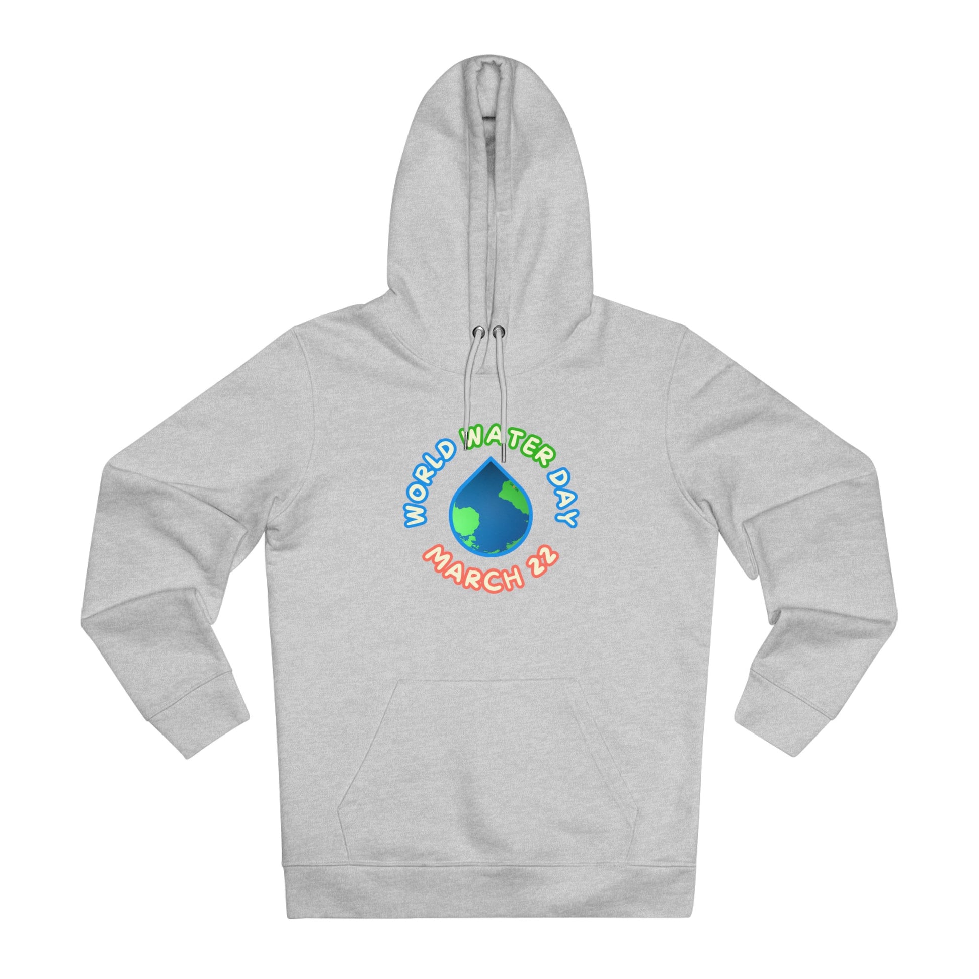 World Water Day, Model wearing a GR@ON Hoodie made from organic cotton, featuring a stylish and sustainable design. GR@ON Hoodies: Sustainable warmth, stylish comfort.
