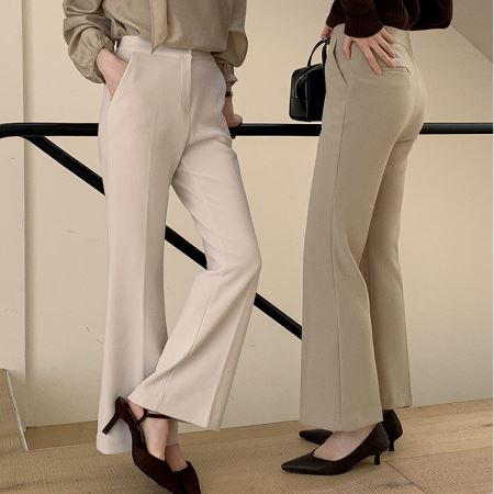 An array of Dongdaemum Women’s Pants, embodying the versatility of Korean fashion.