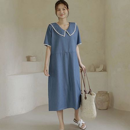 A collection of Dongdaemum Women’s Dresses, encapsulating the charm of Korean fashion.