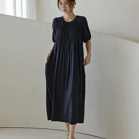 A collection of Dongdaemum Women’s Dresses, encapsulating the charm of Korean fashion.