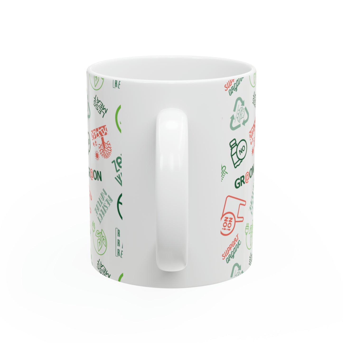 Eco-Friendly - Ceramic Mug 11oz - Our Green Responsibility