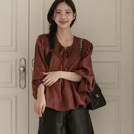 A selection of Dongdaemum Women’s Shirts & Tops, showcasing the best of Korean fashion.