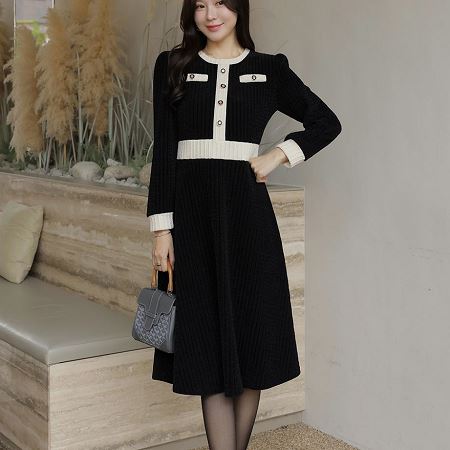 A collection of Dongdaemum Women’s Dresses, encapsulating the charm of Korean fashion.