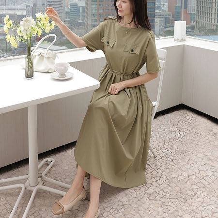 A collection of Dongdaemum Women’s Dresses, encapsulating the charm of Korean fashion.