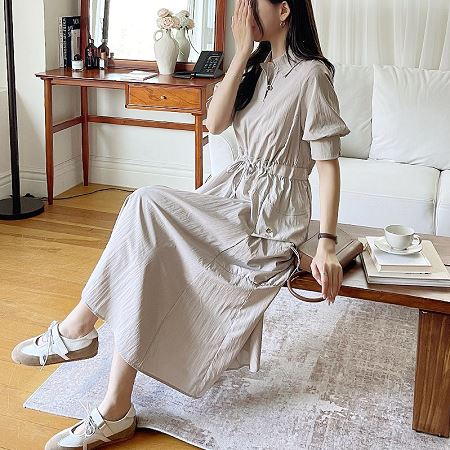 A collection of Dongdaemum Women’s Dresses, encapsulating the charm of Korean fashion.